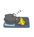 一匹の小さな黒くま（個別スタンプ：18）