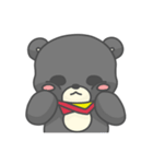 一匹の小さな黒くま（個別スタンプ：28）