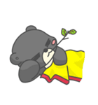 一匹の小さな黒くま（個別スタンプ：33）
