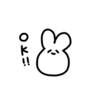 みんなのゆるーくうさぎ（個別スタンプ：2）