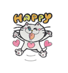 毎日使えるhappycat！！（個別スタンプ：6）