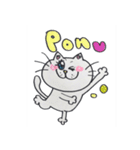 毎日使えるhappycat！！（個別スタンプ：12）