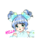 ナタデココちゃんだよ♪（個別スタンプ：1）