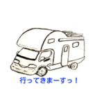 キャンピングカー大好き(キャブコン編)（個別スタンプ：2）