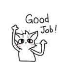 いろいろと褒めまくる猫（個別スタンプ：15）