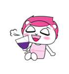 ライオン女子 ミポリン（個別スタンプ：7）