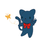 赤の弓と猫（個別スタンプ：2）