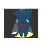 赤の弓と猫（個別スタンプ：4）