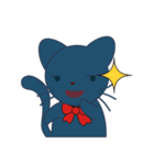 赤の弓と猫（個別スタンプ：25）