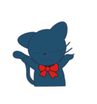 赤の弓と猫（個別スタンプ：32）