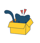 赤の弓と猫（個別スタンプ：34）
