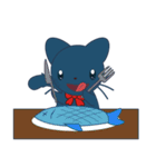 赤の弓と猫（個別スタンプ：35）