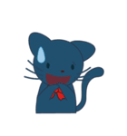 赤の弓と猫（個別スタンプ：36）