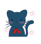 赤の弓と猫（個別スタンプ：40）