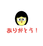 メガネ娘スタンプ（個別スタンプ：6）