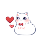 ふわふわ-猫丸（個別スタンプ：11）