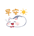 ふわふわ-猫丸（個別スタンプ：18）