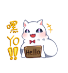 ふわふわ-猫丸（個別スタンプ：19）
