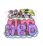 ピノン＆ピッキーのパステルスタンプ（個別スタンプ：16）