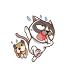ハッピーキャッツ・Keyi（個別スタンプ：4）