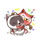 ハッピーキャッツ・Keyi（個別スタンプ：33）