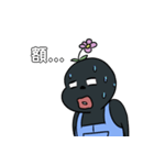 黒弟の日常記事（個別スタンプ：1）