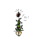flower man and girl（個別スタンプ：1）