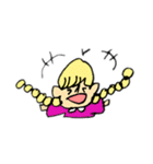 flower man and girl（個別スタンプ：6）