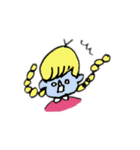 flower man and girl（個別スタンプ：10）