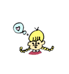 flower man and girl（個別スタンプ：12）