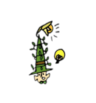 flower man and girl（個別スタンプ：15）