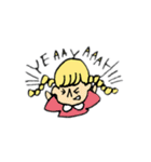 flower man and girl（個別スタンプ：17）