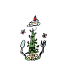 flower man and girl（個別スタンプ：22）