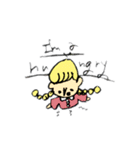 flower man and girl（個別スタンプ：25）