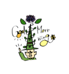 flower man and girl（個別スタンプ：32）