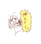 仕事と戦う先生（個別スタンプ：6）