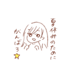仕事と戦う先生（個別スタンプ：11）