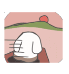 癒し系のもこもこ（個別スタンプ：40）