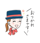 やさしい言葉で受付嬢の1日（個別スタンプ：2）