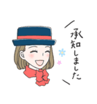 やさしい言葉で受付嬢の1日（個別スタンプ：6）