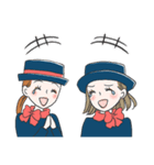 やさしい言葉で受付嬢の1日（個別スタンプ：9）