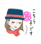 やさしい言葉で受付嬢の1日（個別スタンプ：12）