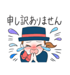 やさしい言葉で受付嬢の1日（個別スタンプ：17）
