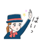 やさしい言葉で受付嬢の1日（個別スタンプ：25）