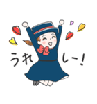 やさしい言葉で受付嬢の1日（個別スタンプ：36）