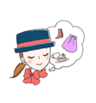 やさしい言葉で受付嬢の1日（個別スタンプ：37）