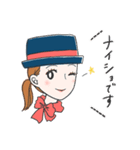 やさしい言葉で受付嬢の1日（個別スタンプ：38）