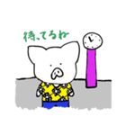 アフリカ布が大好きなブタ（個別スタンプ：6）