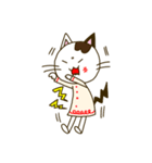 可愛い猫・のんちゃんのスタンプ（個別スタンプ：3）