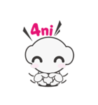 エイリアンQの赤ちゃんの言葉（個別スタンプ：14）